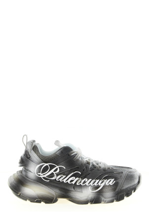 'Track Stencil Logo' sneakers Silver