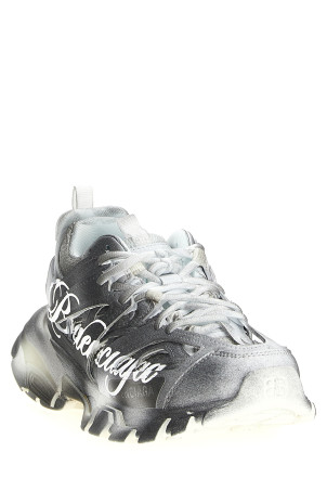 'Track Stencil Logo' sneakers Silver