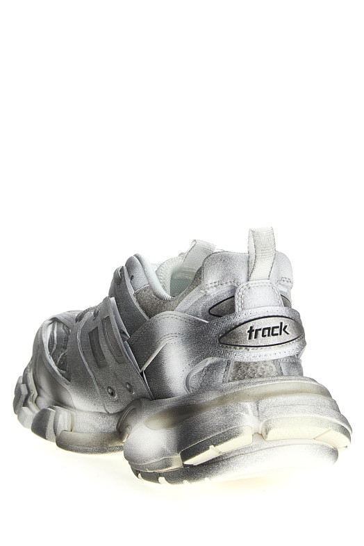 'Track Stencil Logo' sneakers Silver