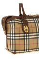 Small Check shopping bag Beige