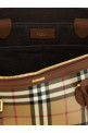 Small Check shopping bag Beige