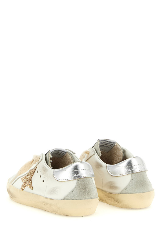 'Super-Star' sneakers with glitter detail White