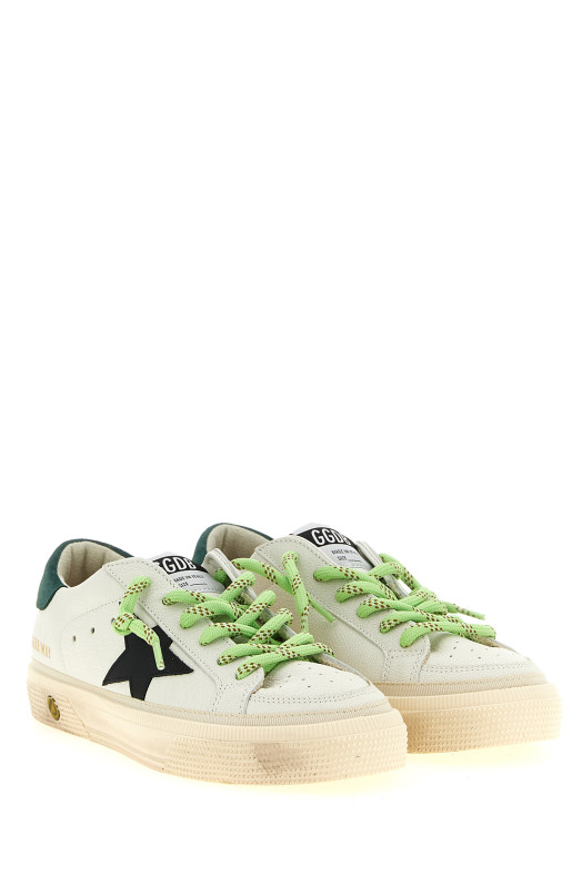 'May' leather sneakers White