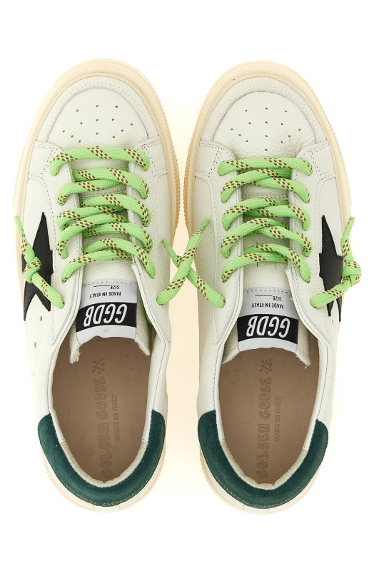 'May' leather sneakers White