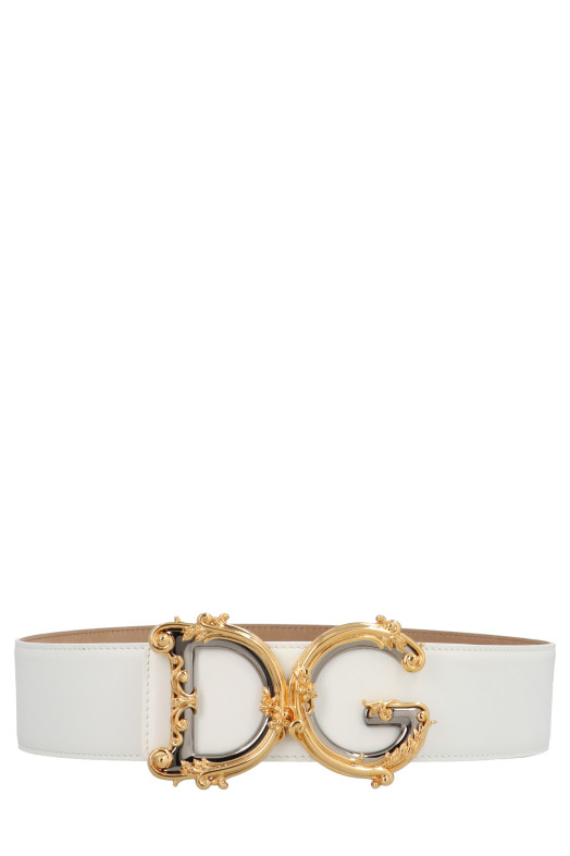 Ремінь «DG Barocco», білий DOLCE & GABBANA BE1336AZ83180001