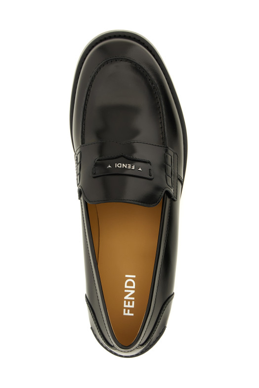 'Fendi Ateneo' loafers Black