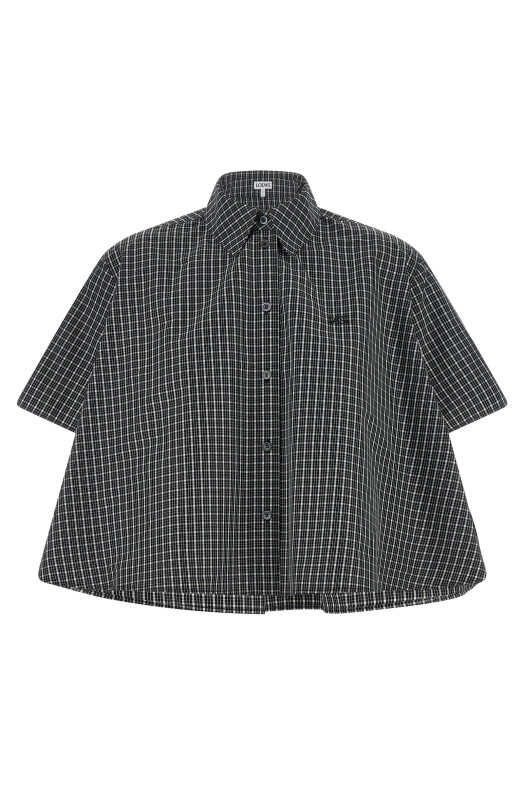 Trapeze shirt Black-grey