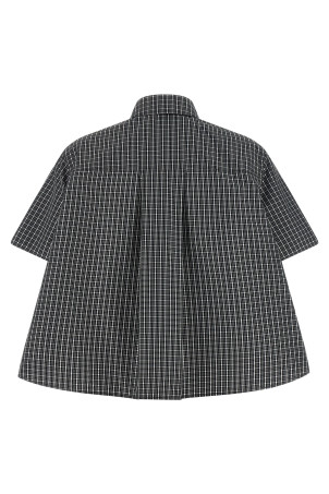 Trapeze shirt Black-grey