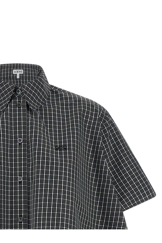 Trapeze shirt Black-grey