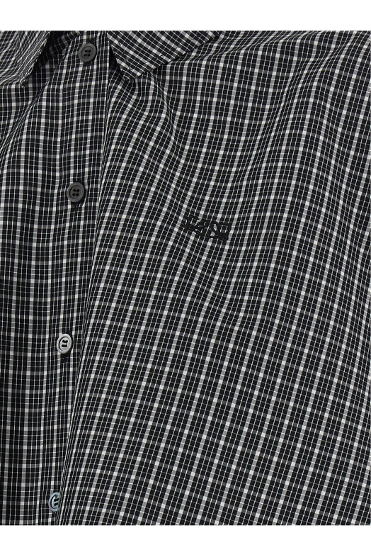 Trapeze shirt Black-grey