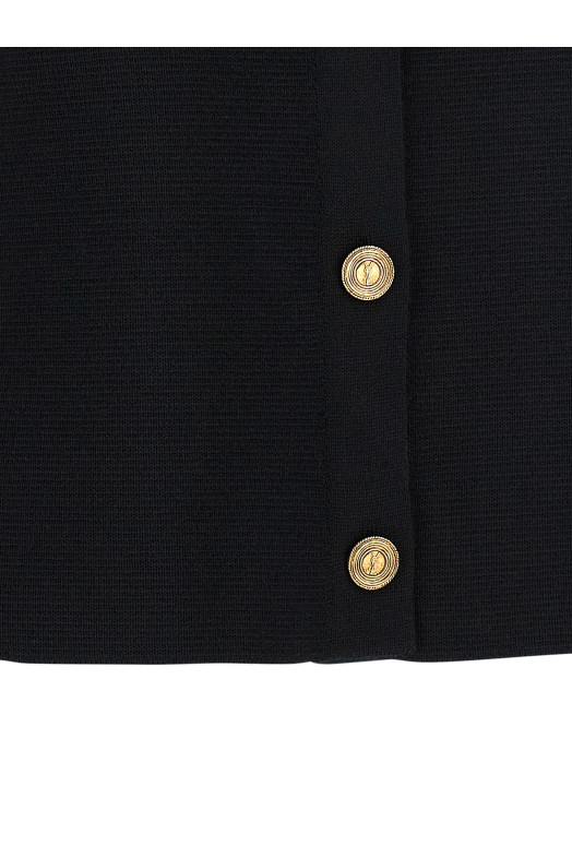 'Cassandre' medallion cardigan Black