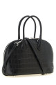 'Croc Leather Mini Toast' handbag  Black
