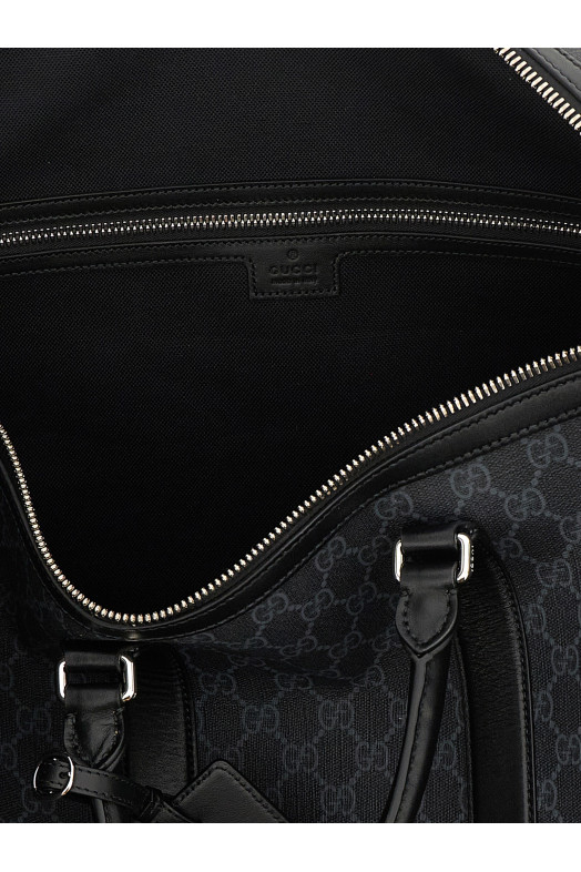 'GG' large duffel bag Black