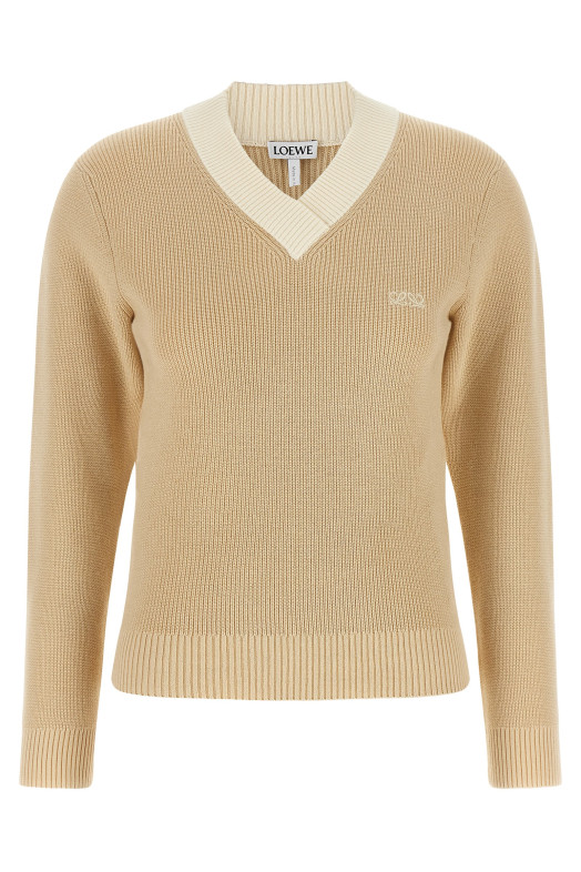 'Double L' sweatshirt Beige