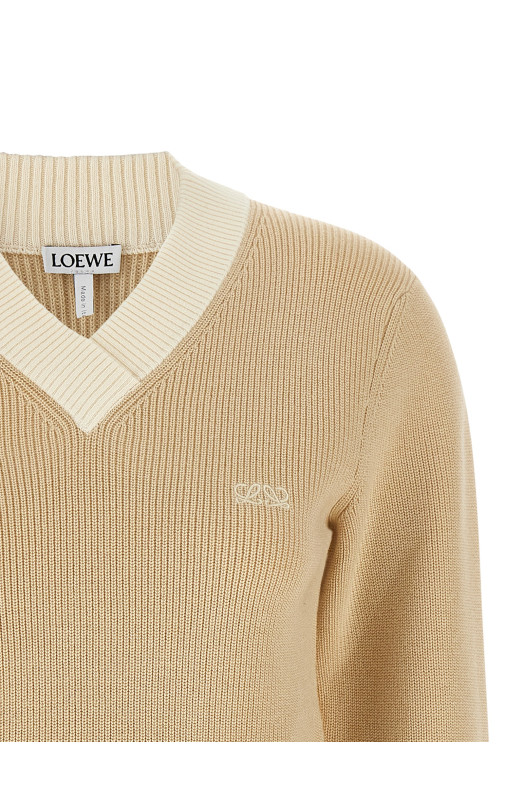 'Double L' sweatshirt Beige