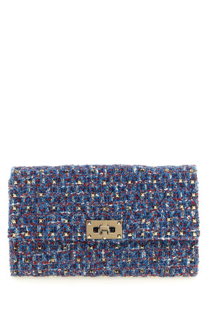 Valentino Garavani 'Rockstud Spike' Shoulder Bag Blue
