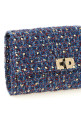 Valentino Garavani 'Rockstud Spike' Shoulder Bag Blue