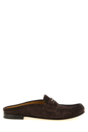 'Fendi Scrunch' sabots Brown