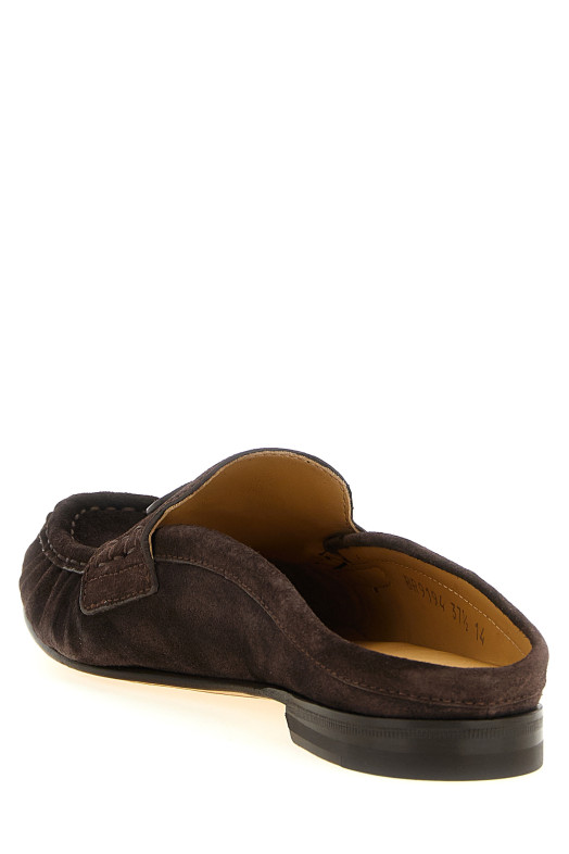 'Fendi Scrunch' sabots Brown
