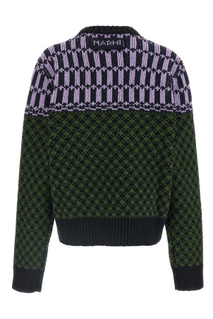 Sweater with geometric pattern Multicolor