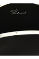 Clutch satin Oval Black