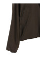 Viscose and wool jacket Brown