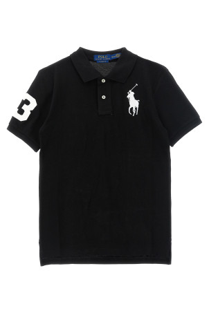 'Big Pony' polo shirt Black-grey