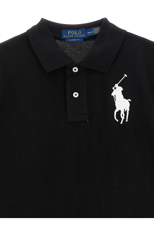 'Big Pony' polo shirt Black-grey