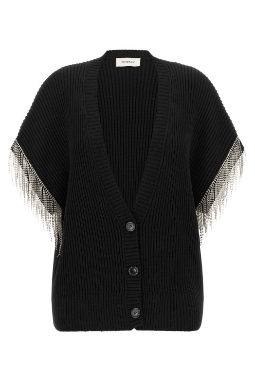 'SpxPagine' cardigan Black
