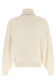 Ribbed high neck beam White