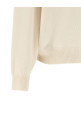 Ribbed high neck beam White