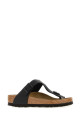 Black leather Gizeh thong slippers Black BIRKENSTOCK (043691)