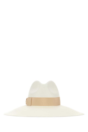 White straw Sophie Panama hat BORSALINO (232171)
