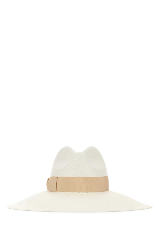 White straw Sophie Panama hat BORSALINO (232171)