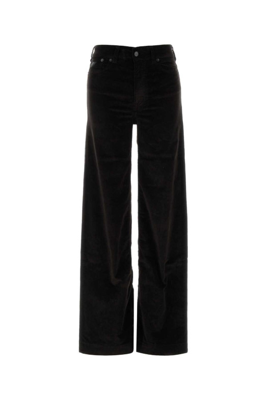 Dark brown stretch corduroy palazzo pant LOIS (34408104)