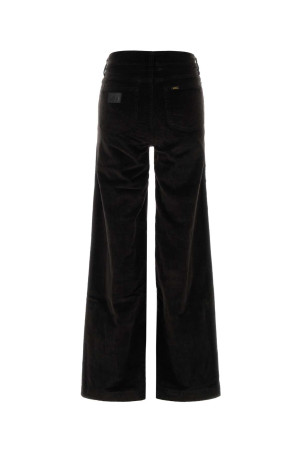 Dark brown stretch corduroy palazzo pant LOIS (34408104)