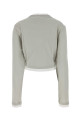 Grey cotton t-shirt PRADA (34693SOOO15ZG)