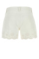 White denim The Eyelet shorts FRAME (4000LEM728)