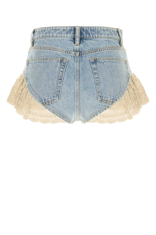Denim The Crochet shorts FRAME (4031CR210)