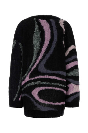 Embroidered mohair blend oversize cardigan EMILIO PUCCI (5UKQ815U967)