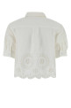 White denim The Eyelet shirt FRAME (7068EMB182)