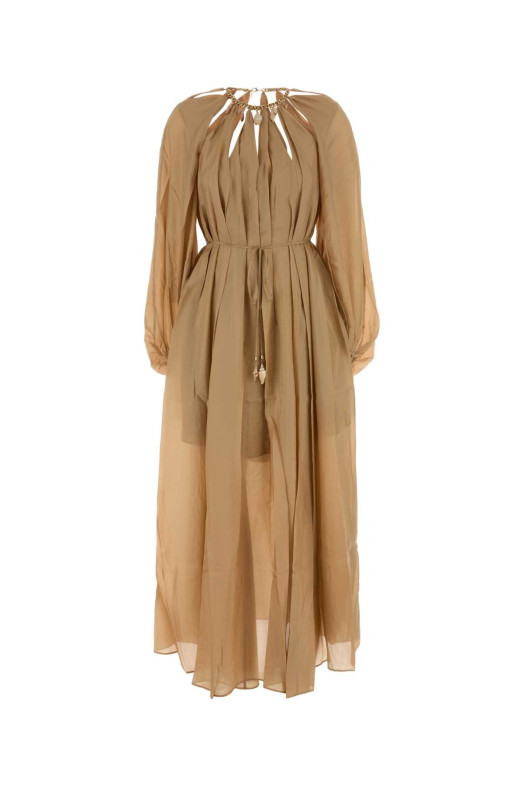 Beige silk Mahon long dress ZIMMERMANN (7592DSS263)