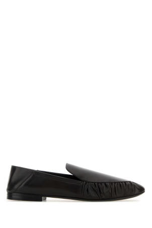 Dark brown leather Alain loafers SAINT LAURENT (841450AADF0)