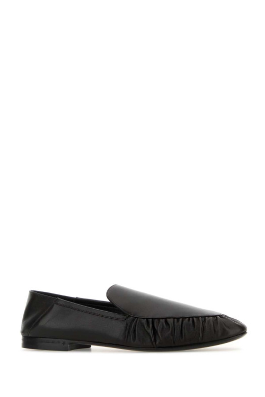 Dark brown leather Alain loafers SAINT LAURENT (841450AADF0)