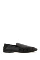 Dark brown leather Alain loafers SAINT LAURENT (841450AADF0)