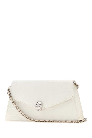 White leather mini Skull crossbody bag ALEXANDER MCQUEEN (8746981HBT2)