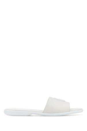 White nappa leather slippers GUCCI (874910AAGT4)