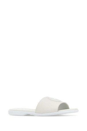 White nappa leather slippers GUCCI (874910AAGT4)
