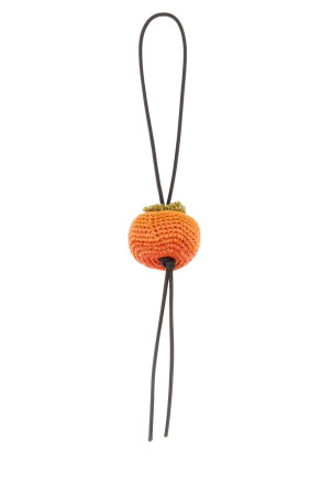 Orange crochet Persimmon charm JW ANDERSON (AC0454FA0531)