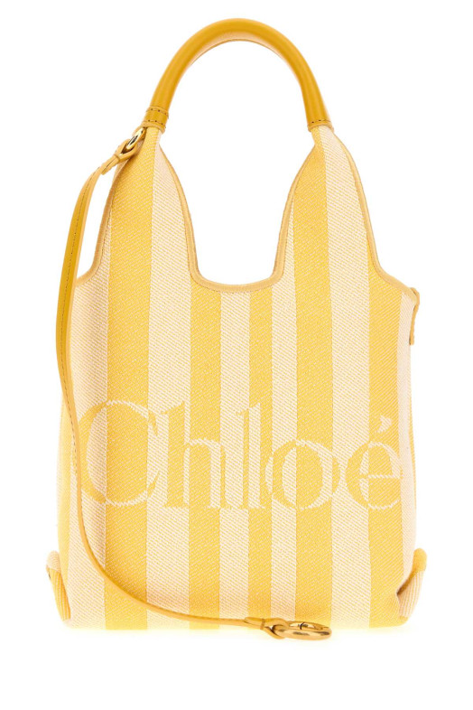 Embroidered canvas ChloÃ© Stripy handbag CHLOE (CH26AP777R65)